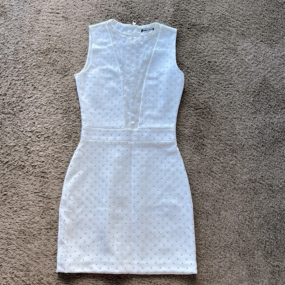 **NEW** Balmain Studded Mini Dress